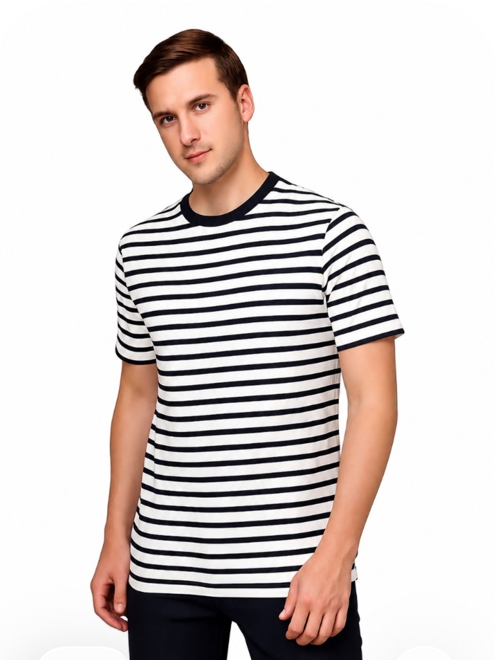 Scotch & Soda Amsterdam Breton Stripe Crew Neck T-Shirt Medium New With Tags!